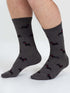 Thought Doggy Bamboo Crew Socks Grey/Scottish Terrier 7-11