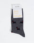 Thought Doggy Bamboo Crew Socks Grey/Scottish Terrier 7-11