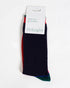 Thought Block Colour Walker Crew Socks Red/Navy 7-11