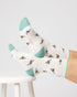 Thought Bee Bamboo Socks Stone White 4-7