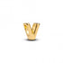 Pandora Pandora Letter V Alphabet Charm 14k gold plating