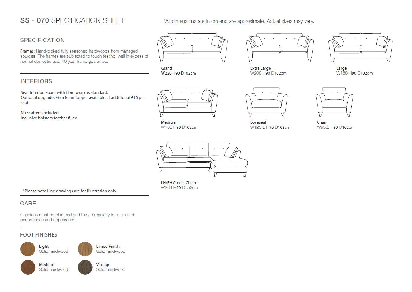 Paloma Corner Chaise Sofa A  And B Fabrics