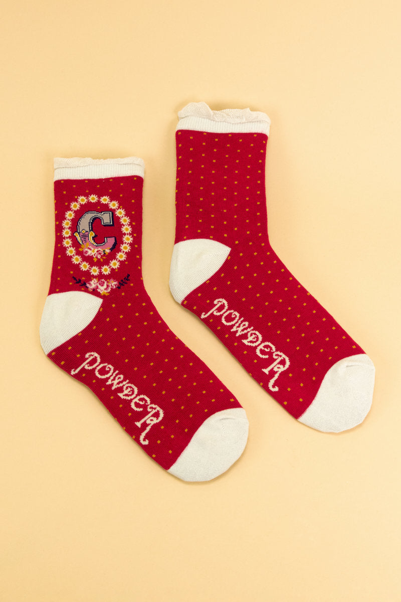 Powder A-Z Ankle Socks C