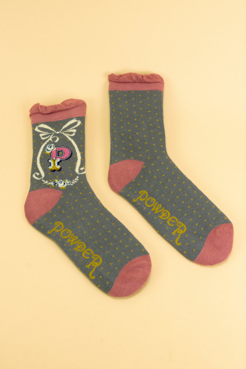 Powder A-Z Ankle Socks P