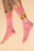 Powder Shady Jaguar Men's Socks Petal