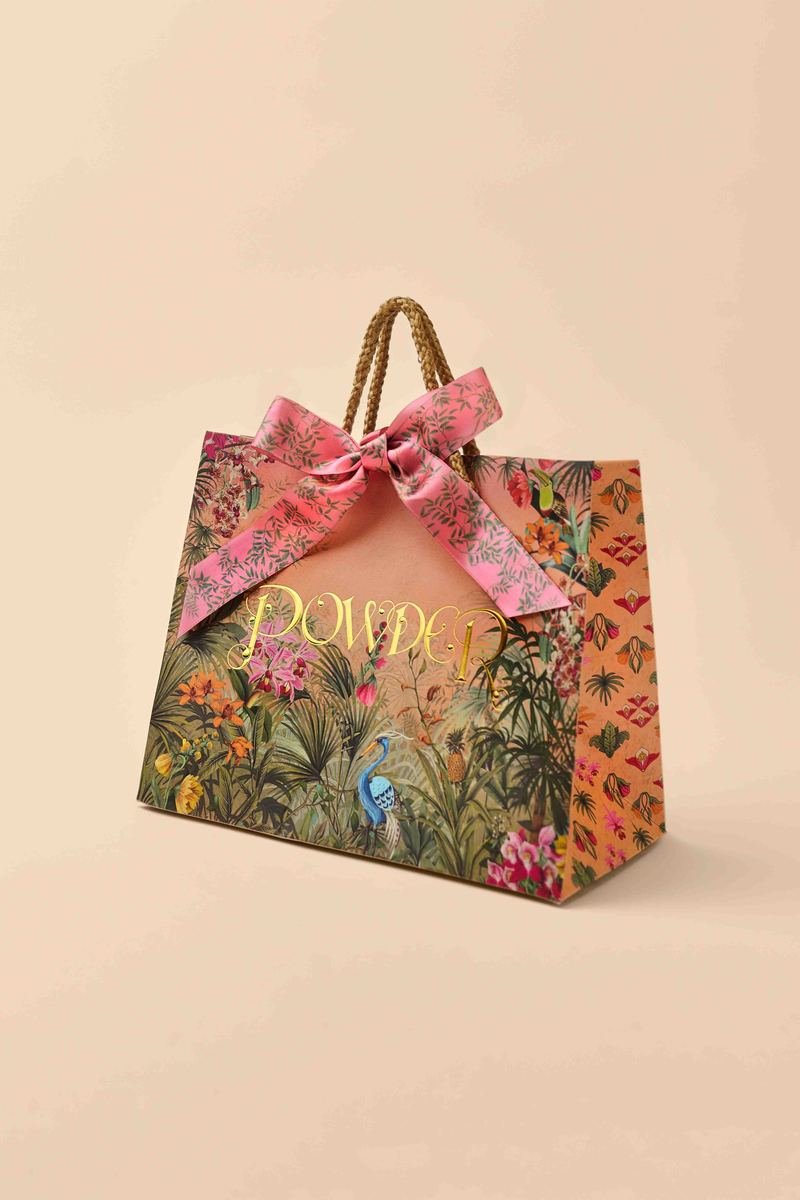 Powder Whimsical Woodland Quilted Vanity Bag