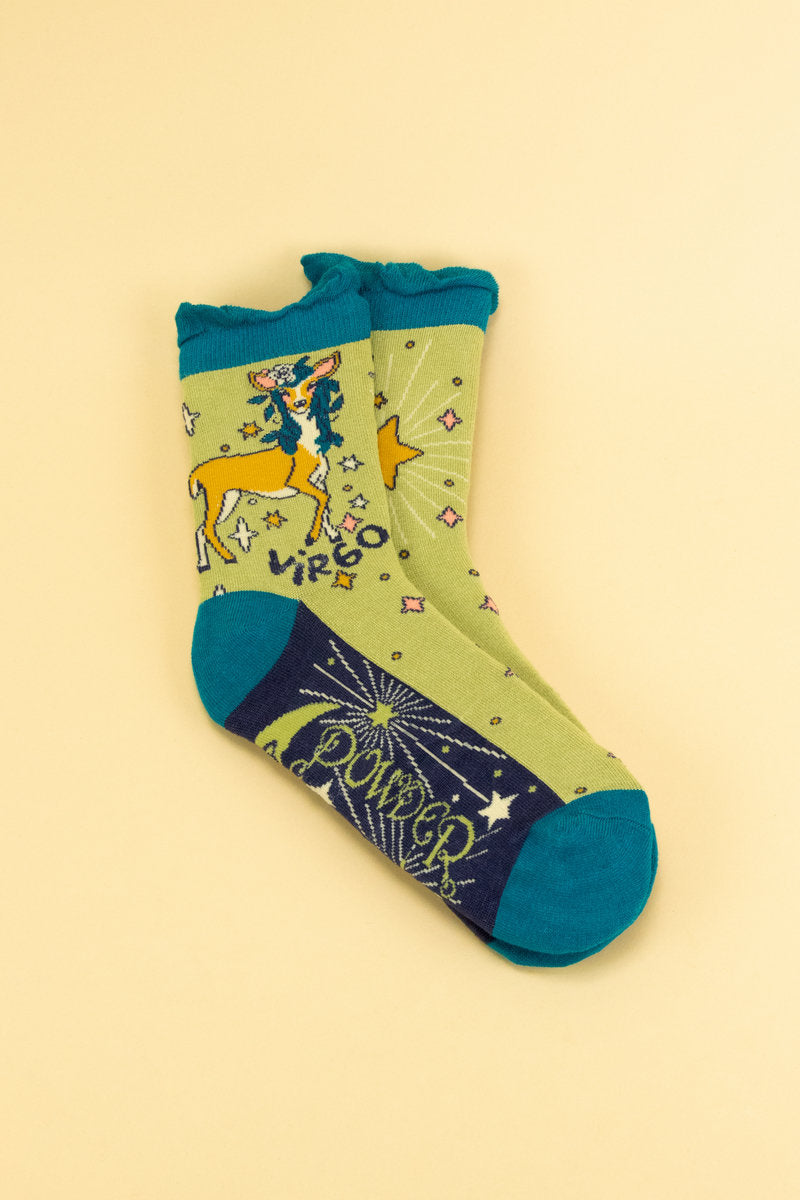 Powder Zodiac Ankle Socks Virgo