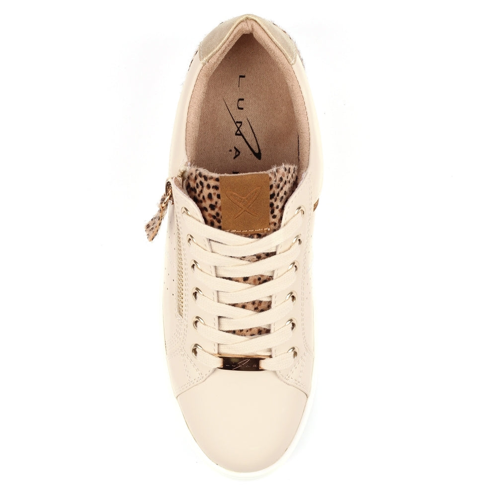 Lunar Presley Cream Trainer
