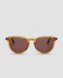 MessyWeekend New Depp Coffee Brown Brown Sunglasses.