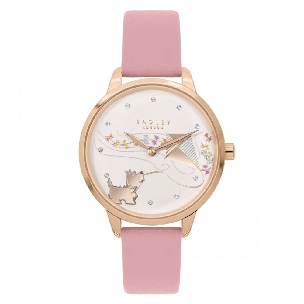 Radley Vintage Pink Kite Leather Watch