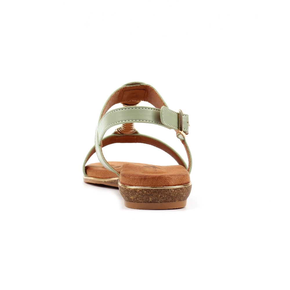 Lunar Renoir Sage Green Sandal