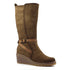 Lunar Rumer Tan Long Wedge Boot