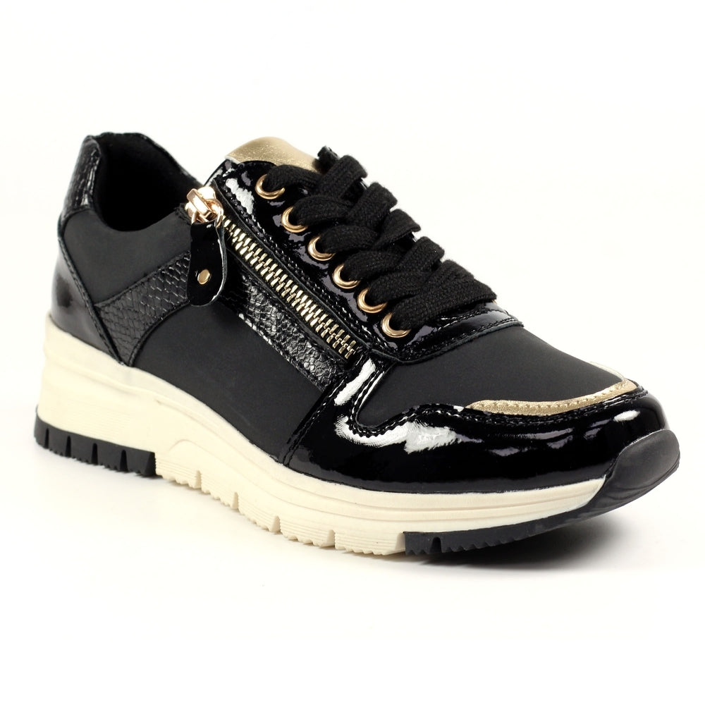 Lunar Sammy Black Trainer