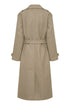 b.young Cilia Trench Coat Sepia Tint Melange