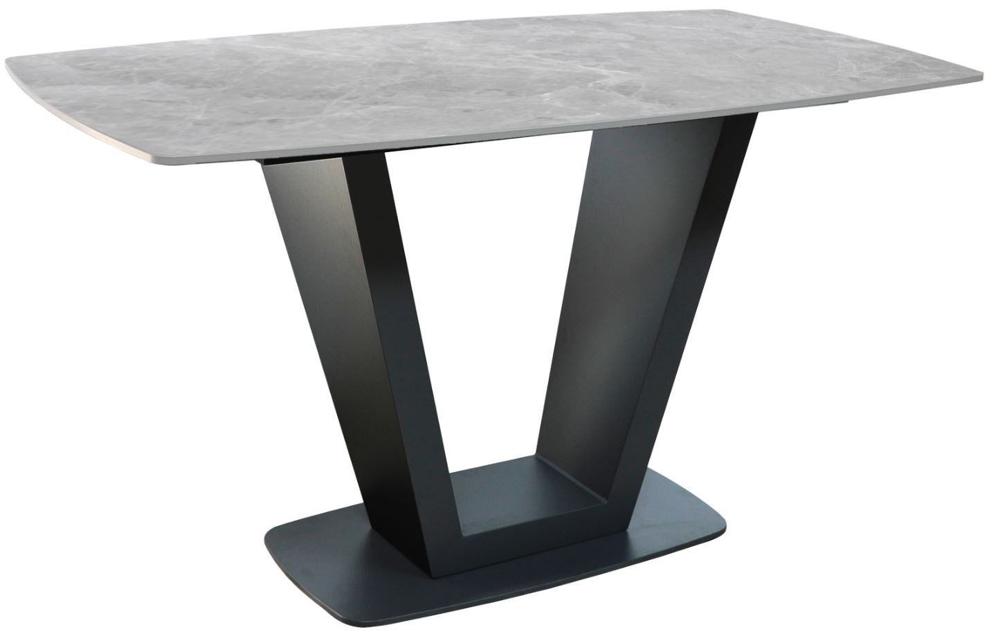 Sorrento Sintered Stone Compact Dining Table Grey