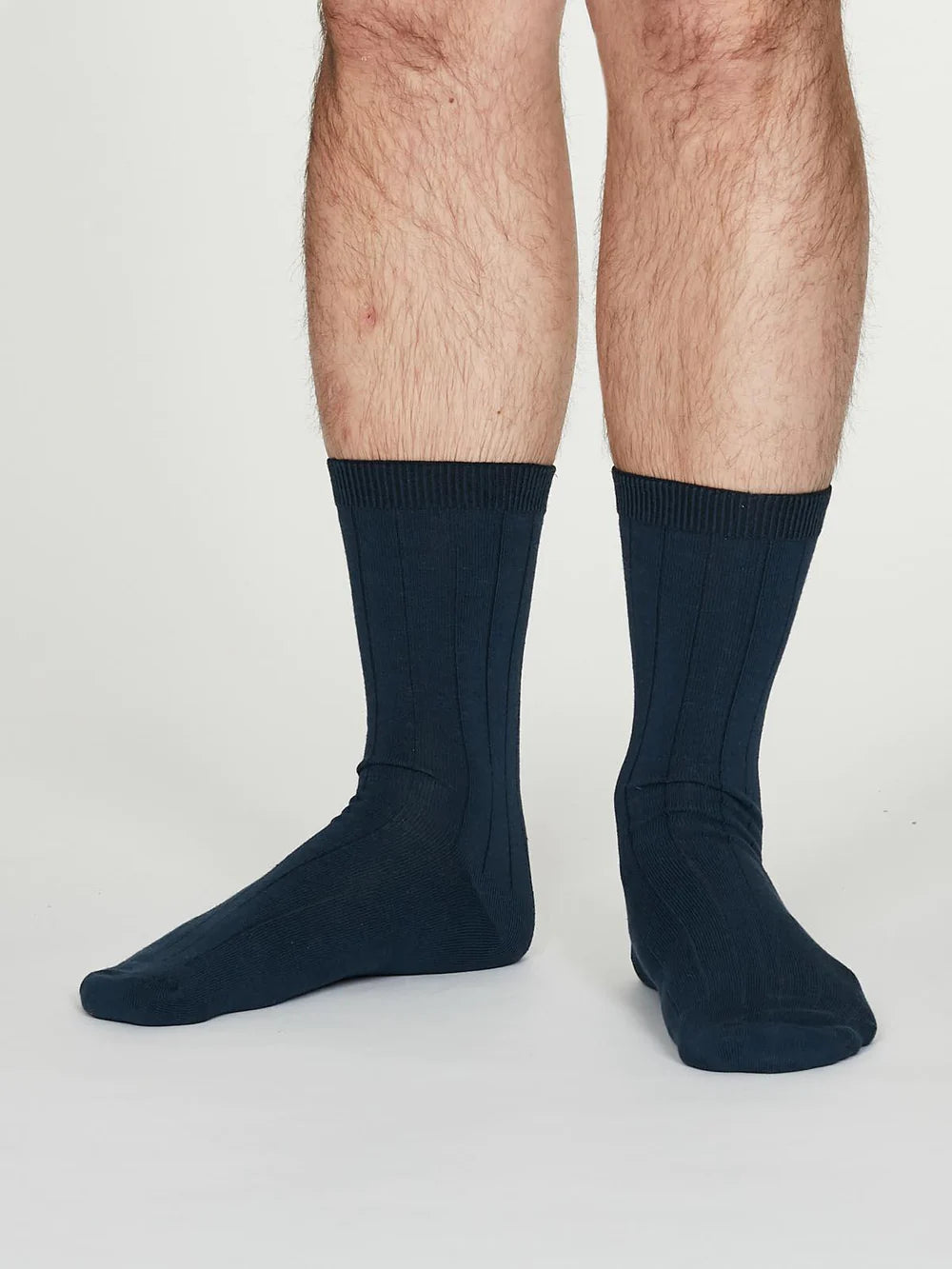 Thought Hemp Hero Socks Navy 7-11