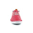 Lunar St Ives Raspberry Leather Plimsoll