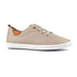 Lunar St Ives Stone Leather Plimsoll