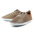 Lunar St Ives Taupe Plimsoll