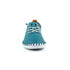 Lunar St Ives Teal Leather Plimsoll