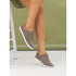 Lunar St Lawrence Taupe Lea. Plimsoll