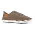 Lunar St Lawrence Taupe Lea. Plimsoll