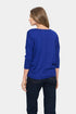 Saint Tropez Mila R-Neck Pullover Blue Surf Melange