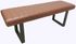 Union Retro Stitch Dining Bench Tan 140cm