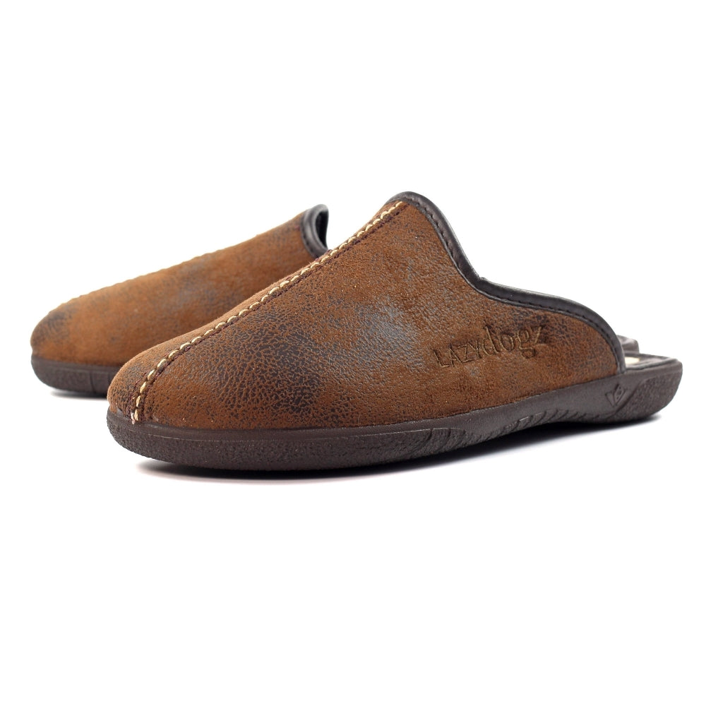Lazy Dogz Tees II Brown Slipper