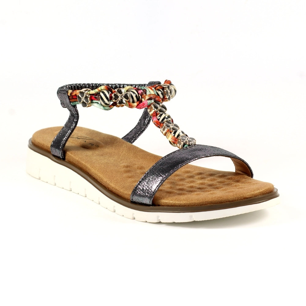 Lunar Tempo Pewter Sandal