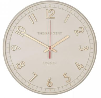 Thomas Kent 14 inch Tresco  Linen Wall Clock