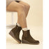 Lunar Tia Tan Wedge Ankle Boot