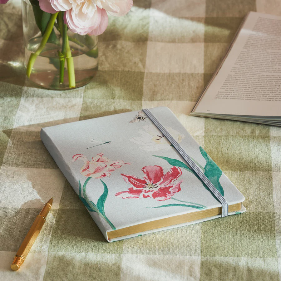 Sophie Allport Tulips A5 Fabric Notebook