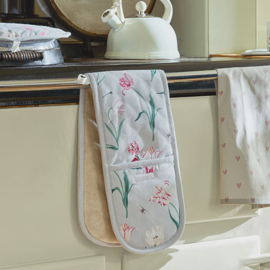 Sophie Allport Tulips Double Oven Glove