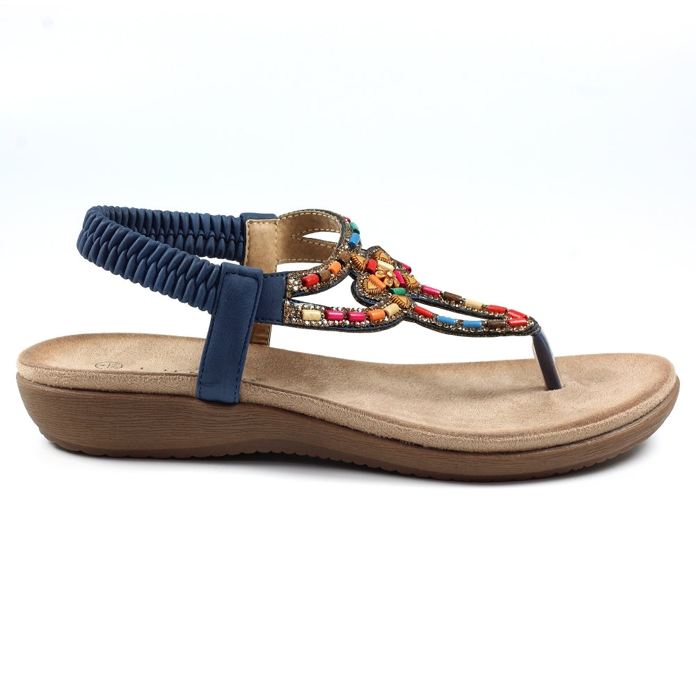 Lunar Una Blue Sandal