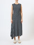French Connection Kyra Jersey Striped Sleeveless Midi Dress Navy/Summer White