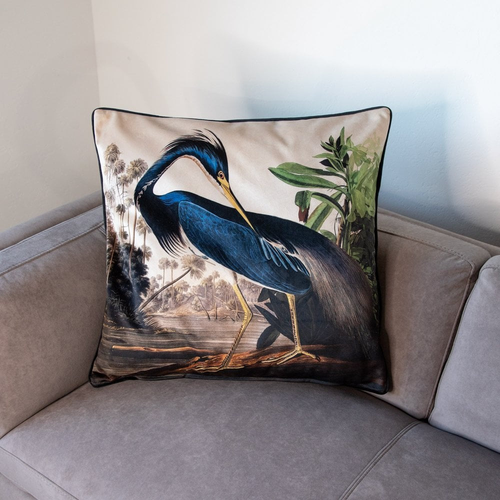 Louisiana Heron  Large Cushion