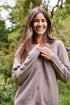 Fransa Ellis Cardigan Walnut Melange