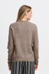 Fransa Ellis Cardigan Walnut Melange