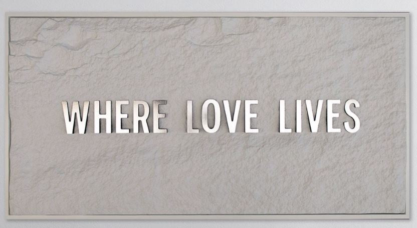 Where Love Lives 3 D Picture Panel