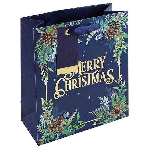 Merry Xmas Folliage Medium Bag