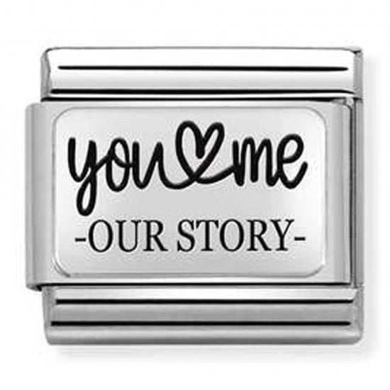 Nomination Silver You & Me Our Story Charm