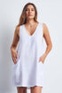 Cottonreal Triple Muslin Big Pocket Lounger White