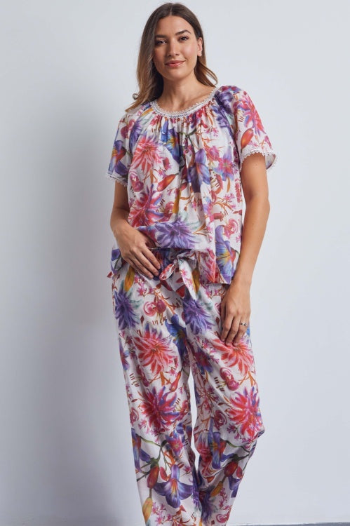 Cottonreal  Lilly Flora Cotton Lawn PJ Set