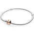 Pandora Rose Barrel Clasp Charm Bracelet