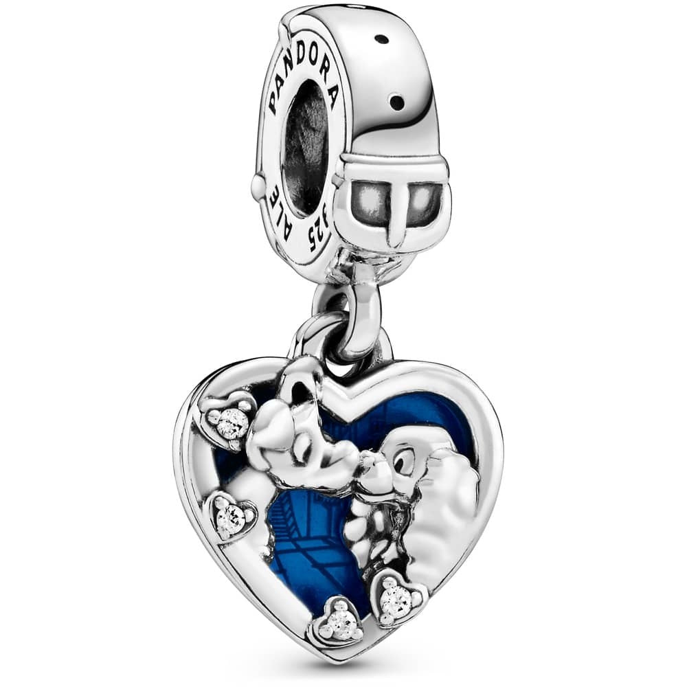 Pandora Disney Lady and the Tramp Heart Dangle Charm