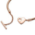 Pandora Rose Moments Heart T Bar Snake Chain