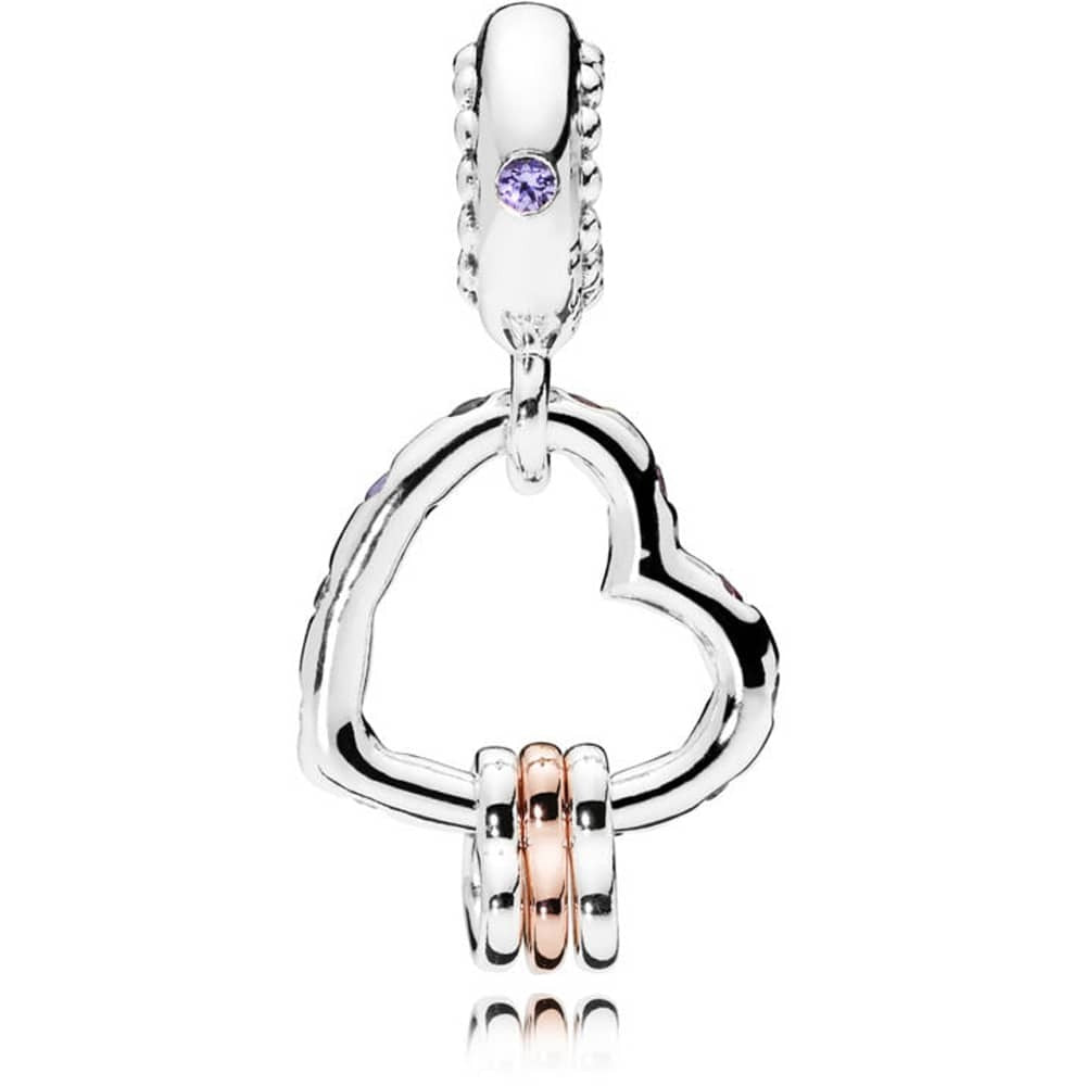 Pandora Heart Full of Hearts Dangle Charm 787247NLCMX