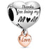 Pandora Love You Mum Heart Family  Charm