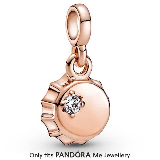 Pandora Me Bottle Cap Rose Gold Mini Dangle Charm 789661C01